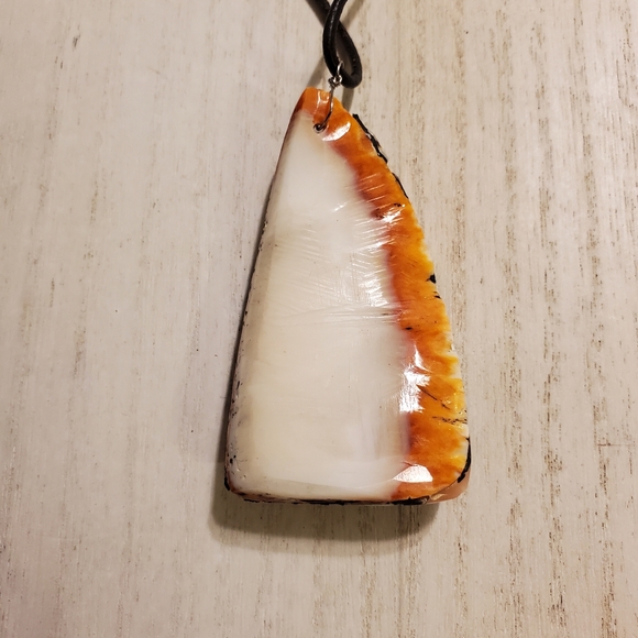 Vintage Handcrafted Spiny Oyster Mosaic Inlay w/ Turquoise & Coral Necklace